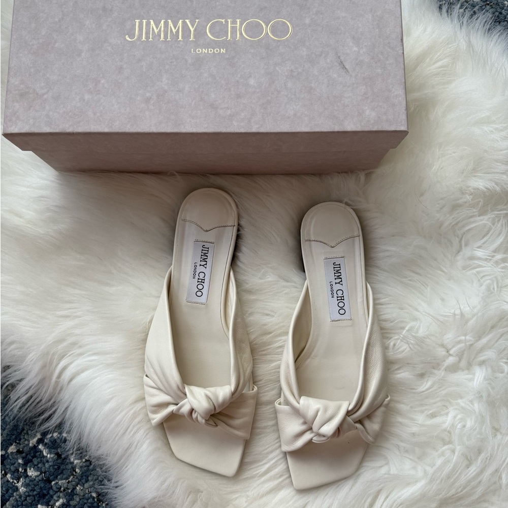 Jimmy Choo Avenue Flat Latte 36.5